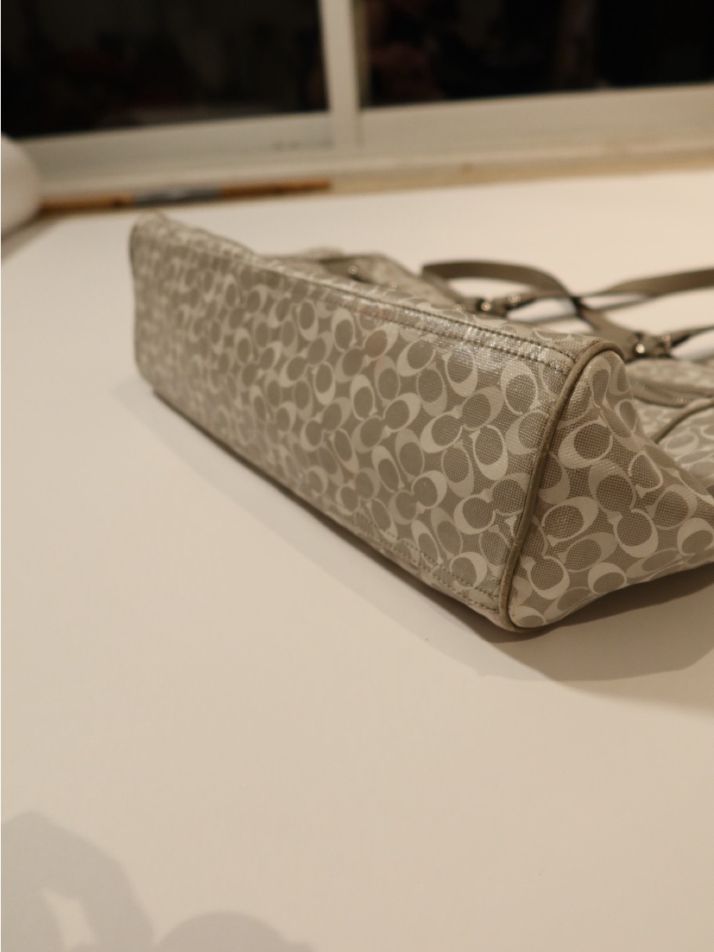 Coach Signature Large grey Tote - Picture 11 of 15